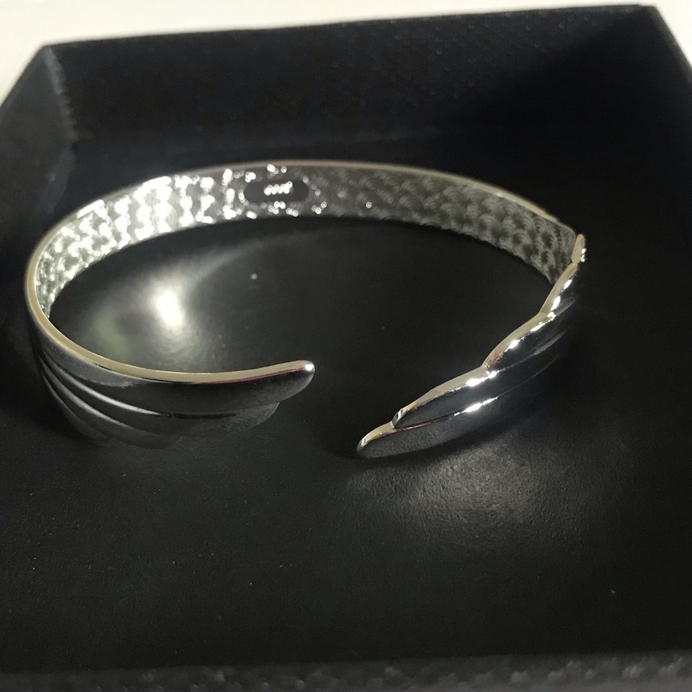 Sterling Silver Wing Cuff Bracelet